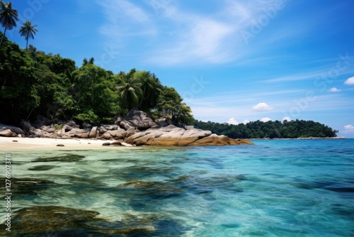 Island landscape outdoors tropical. photo