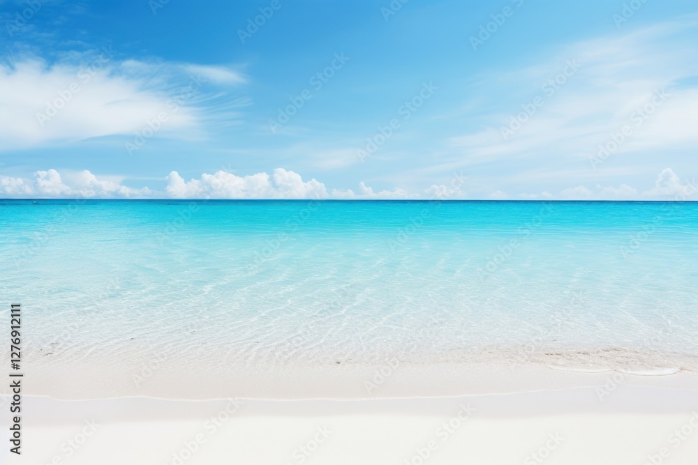 Fototapeta premium White sand beach backgrounds landscape outdoors.