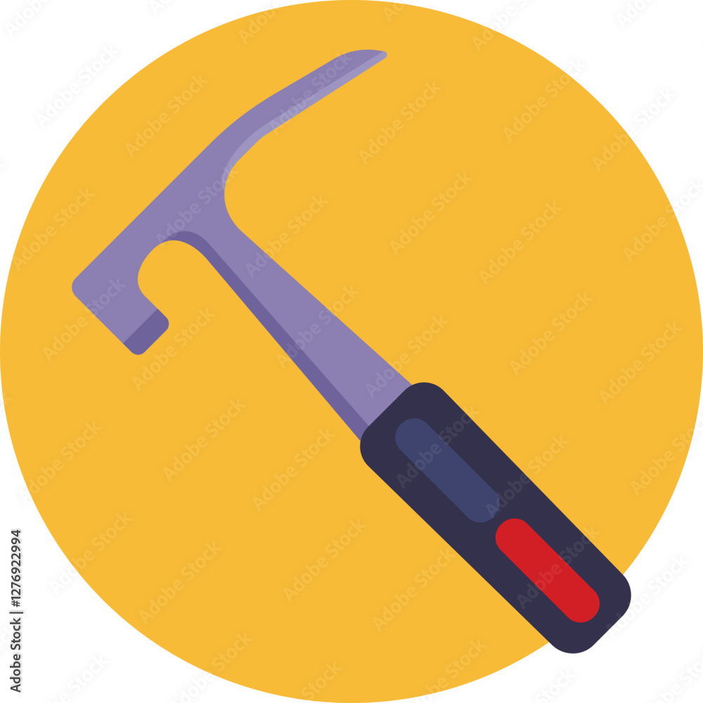 Pick Mattock – A hand tool with a pointed pick on one side and a flat adze on the other, used for breaking rocks and digging in geological fieldwork. Pick Mattock – A hand tool with a pointed pick on one side and a flat adze on the other, used for breaking rocks and digging in geological fieldwork.