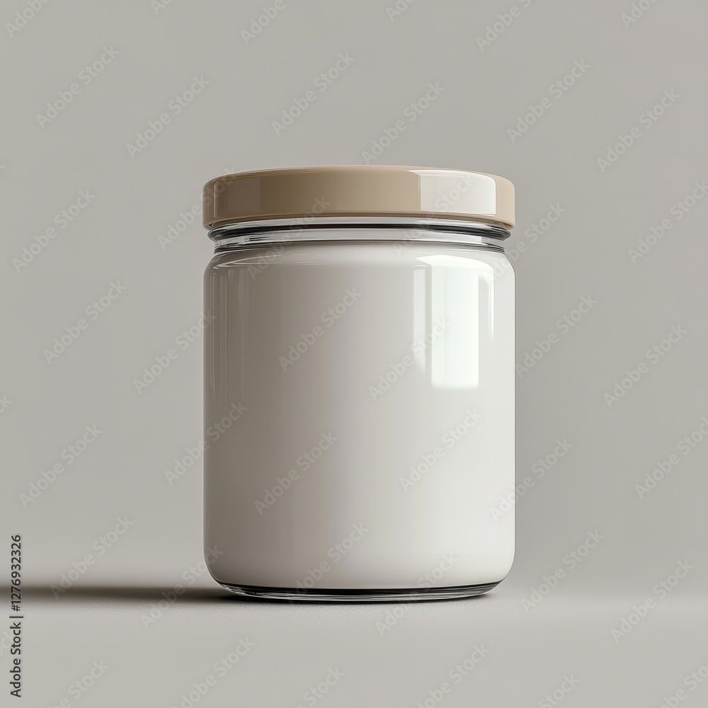 glass of milk,White milk in a glass bottle, set against a premium grey background. glass of milk,White milk in a glass bottle, set against a premium grey background.