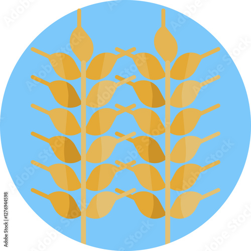 Wheat sheaves, representing traditional farming and brewing ingredients at Oktoberfest.