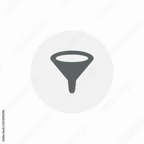 settings filter search icon sign vector