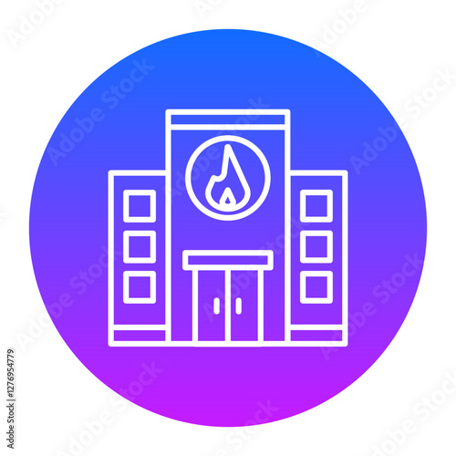 Building Fire Icon
