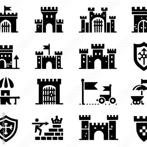 Castle Icon Set