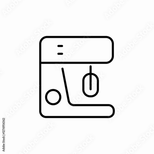 mixer appliance icon sign vector