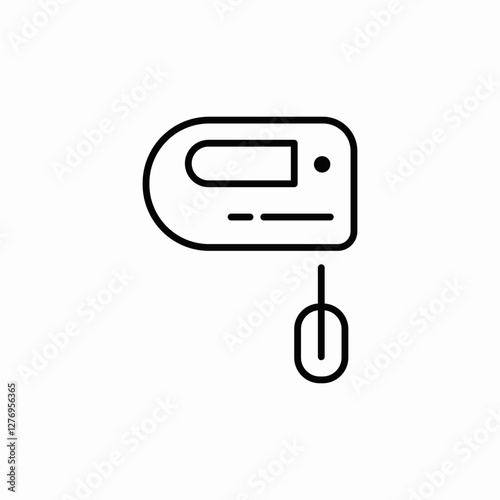 mixer device icon sign vector