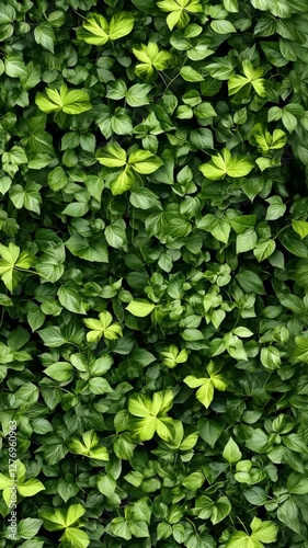 Wallpaper Mural Vivid green leaves create a dense blanket on a textured background, showcasing the beauty of nature in bright daylight Torontodigital.ca