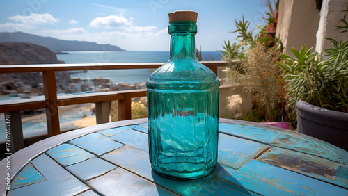 bottle on the beach