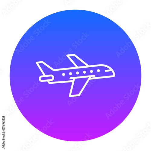 Commercial Plane Icon