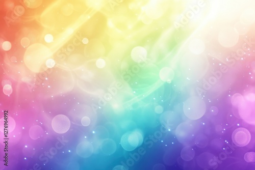 Wallpaper Mural Rainbow gradient background with a soft blur effect creating an abstract and colorful wallpaper Torontodigital.ca