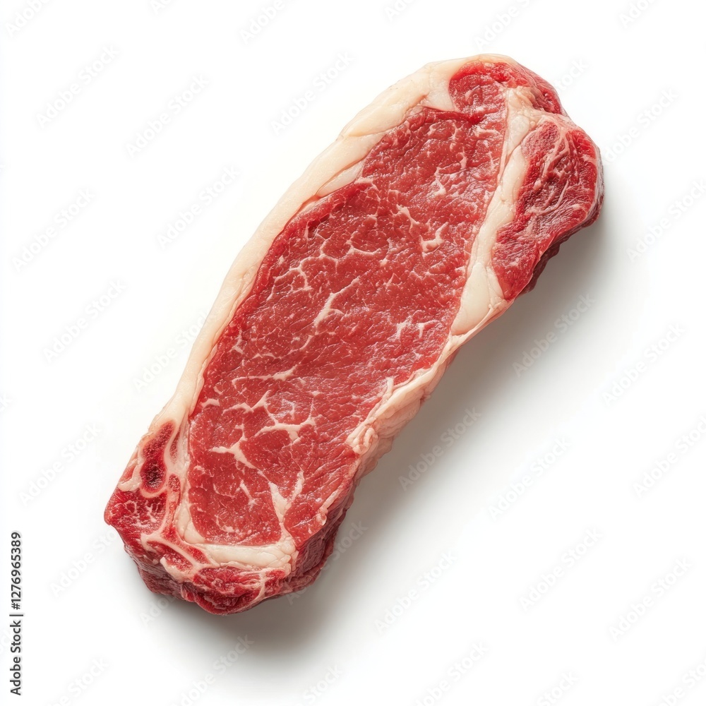 1 piece of raw sirloin steak meat beef ingredient. 1 piece of raw sirloin steak meat beef ingredient.