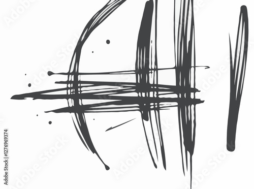 Sketchy Style Abstract Vector Graphics