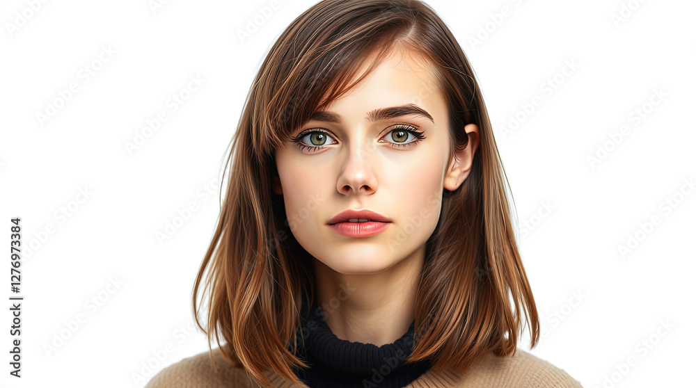portrait of pretty young woman with freckles, fair hair, with creative modern hairstyle, isolated on white background
portrait of pretty young woman with freckles, fair hair, with creative modern hairstyle, isolated on white background