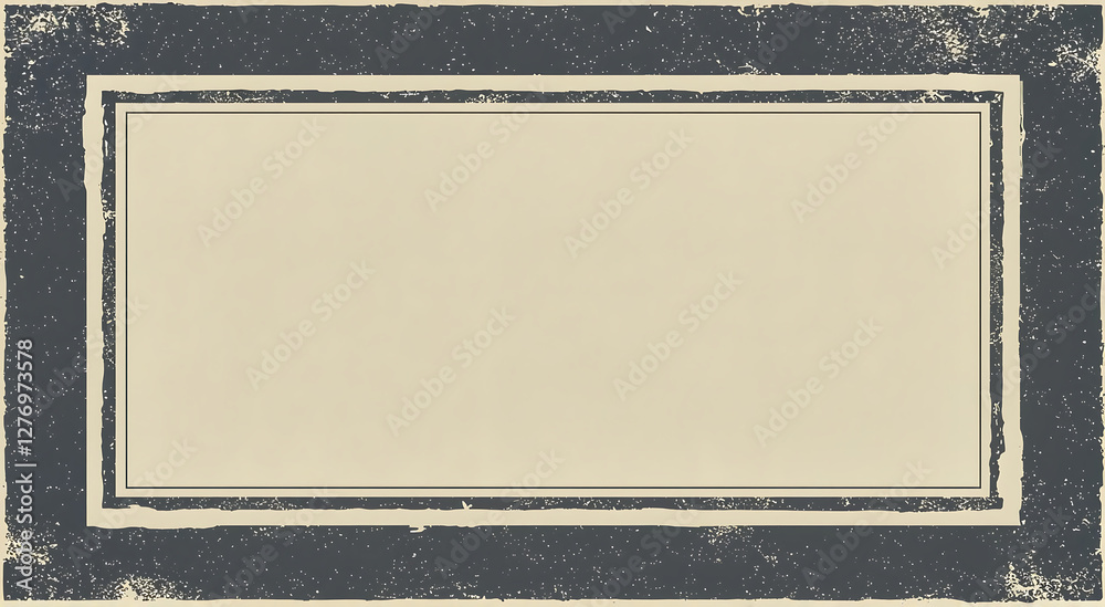 Fototapeta premium Vintage distressed frame with empty space