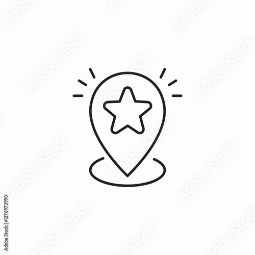 ceremony location icon sign vector