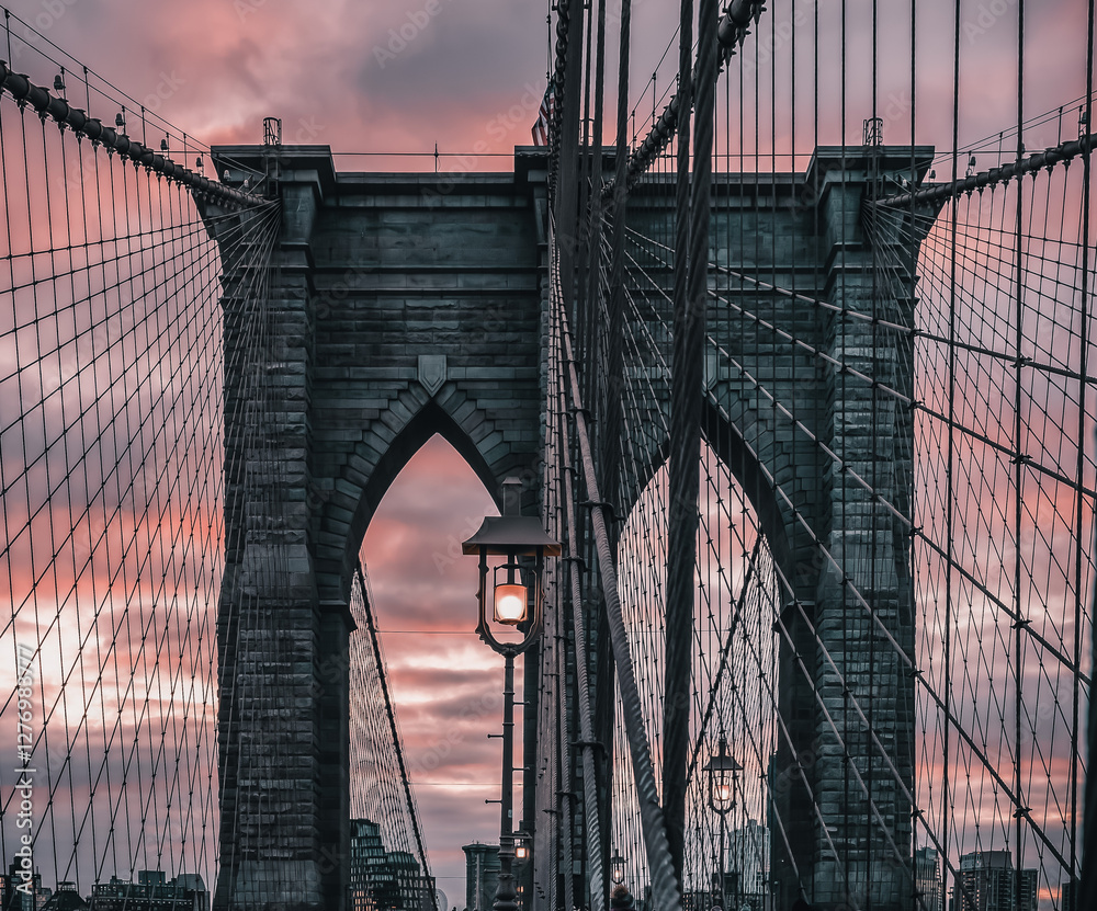 Fototapeta premium brooklyn bridge new york city