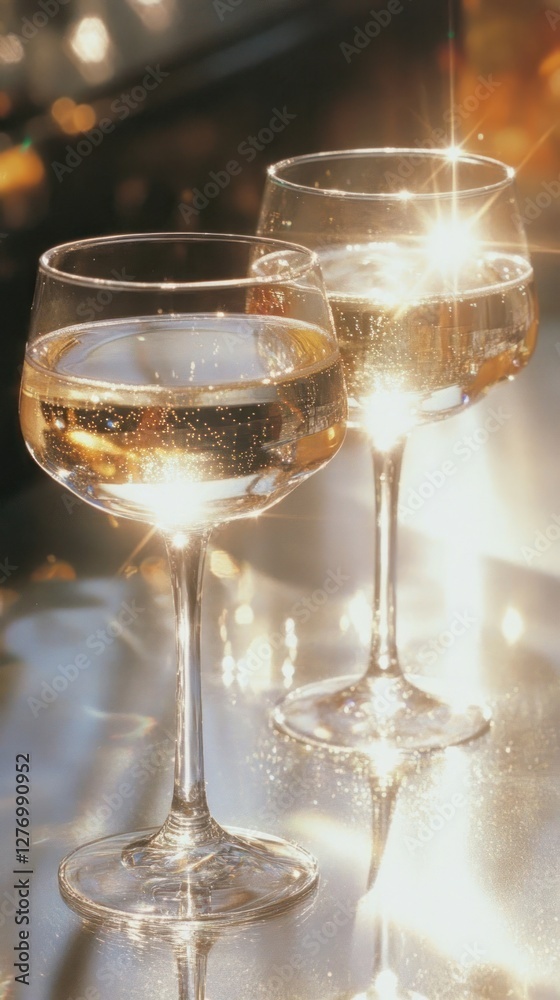 Aesthetic champagne glasses sparkle drinks wine. Aesthetic champagne glasses sparkle drinks wine.