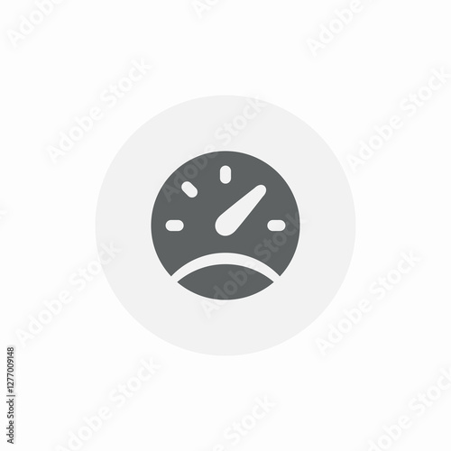 speedometer speed icon sign vector