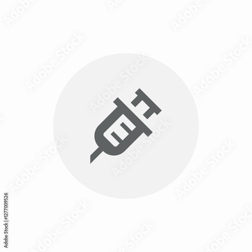 syringe injection icon sign vector