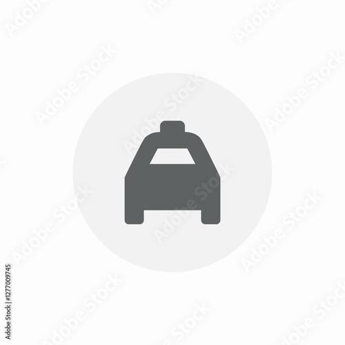 taxi car icon sign vector