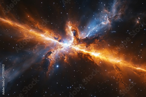 Stunning Cosmic Explosion Captured in Deep Space Reveals Vibrant Colors and I...
