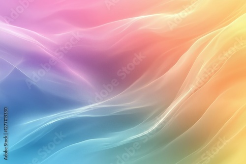 Colorful Cosmic Cloud Formation in Space With Vibrant Hues and Starry Background
