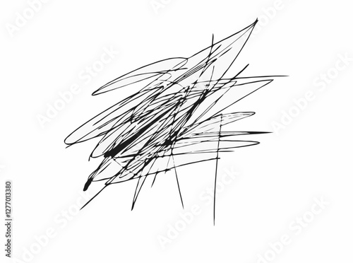 Abstract Sketchy Line Art Vectors