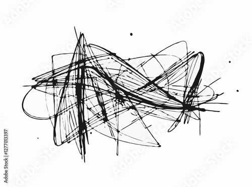 Abstract Sketchy Line Art Vectors