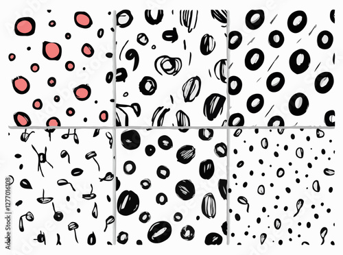 Abstract Sketchy Patterns for Artistic Projects