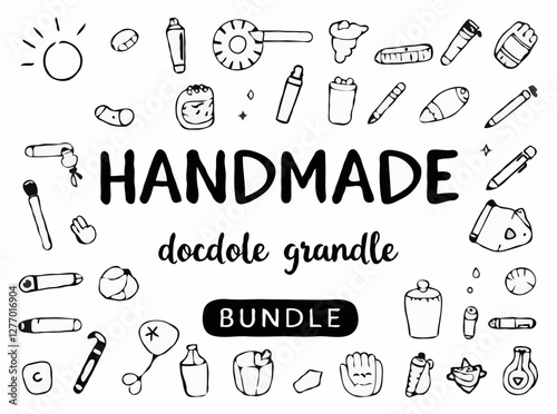 Handmade Doodle Vector Graphics Bundle