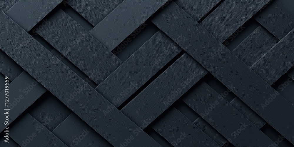 Abstract Interwoven Rectangles Dark Blue Geometric Texture Modern Art Pattern Creative Design Background Abstract Interwoven Rectangles Dark Blue Geometric Texture Modern Art Pattern Creative Design Background