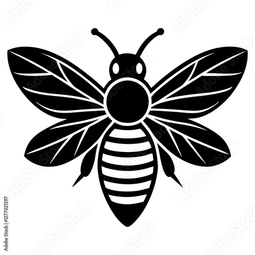 Bee Vector  High Quality Insect Illustrations for Nature and Agriculture Designs