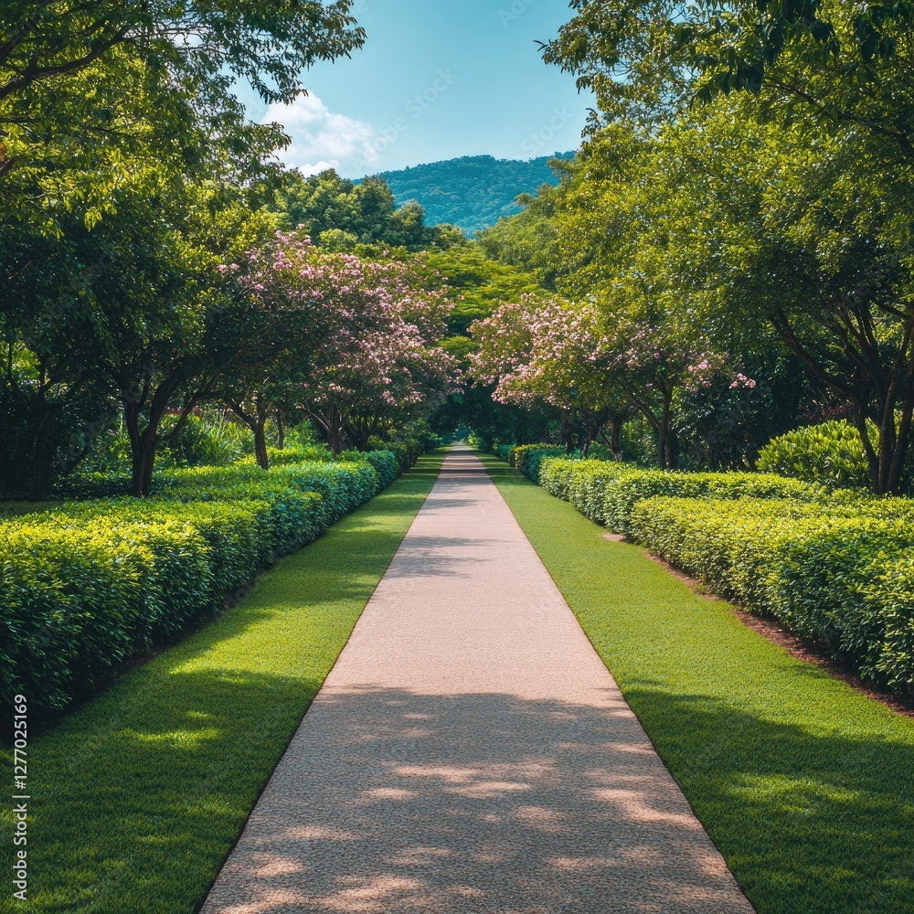 Fototapeta premium Landscape Pathway in Park