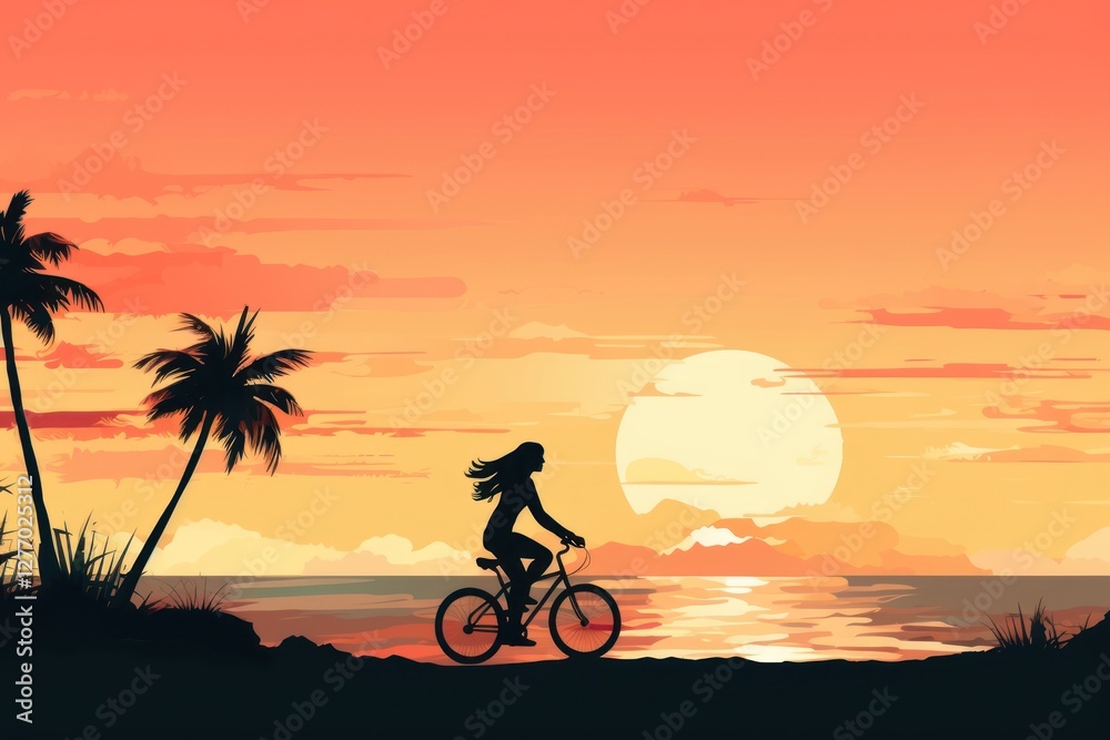 Fototapeta premium Outdoors bicycle vehicle cycling.