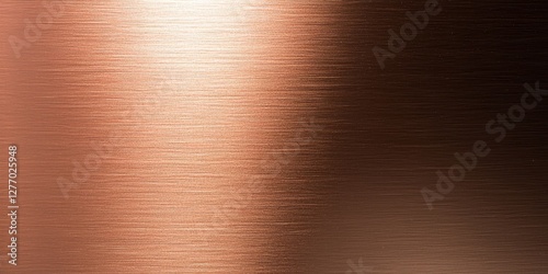 Gleaming Metallic Bronze Surface with Subtle Brushed Texture and Gradient Light Transition photo
