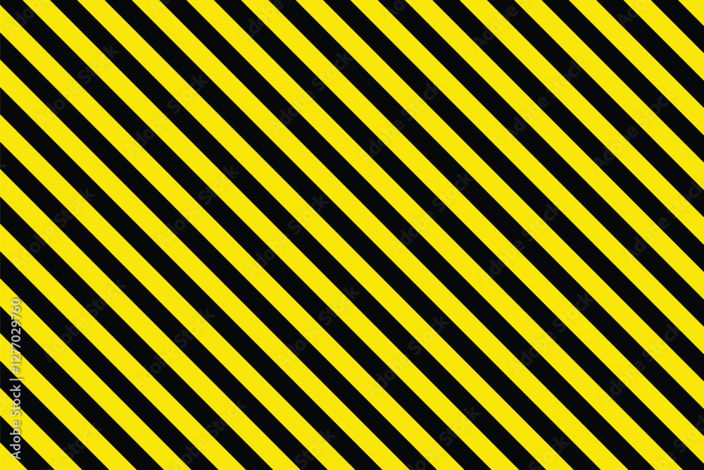 warning striped rectangular background, yellow and black stripes on the diagonal, a warning to be careful - the potential danger. Danger area mark, line danger stripe. Design eps 10
