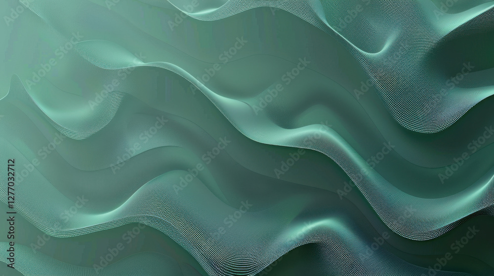 Obraz premium grainy green gradient background