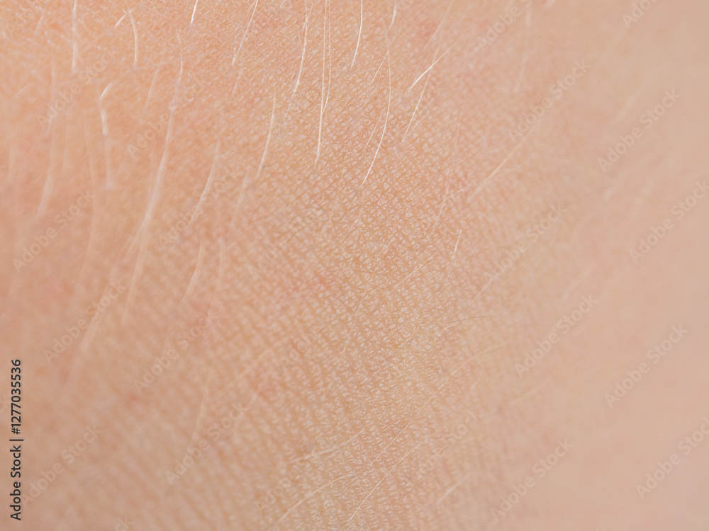 Fototapeta premium A photograph of human skin showing texture, shades and nature, highlighting uniqueness and elasticity.