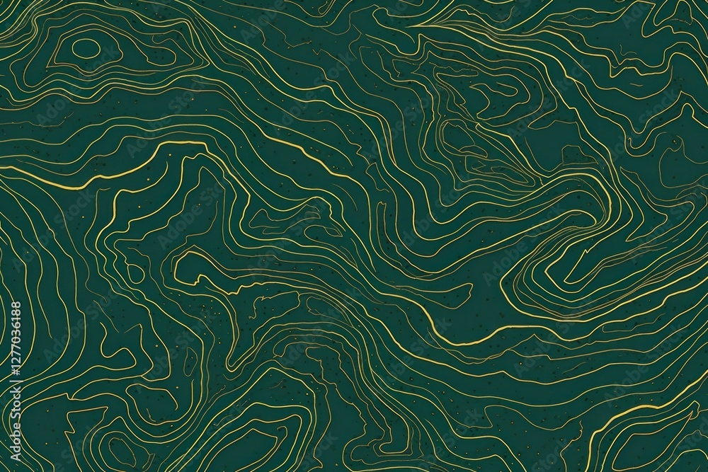 Create a marbled contour background pattern gold topographic. Create a marbled contour background pattern gold topographic.