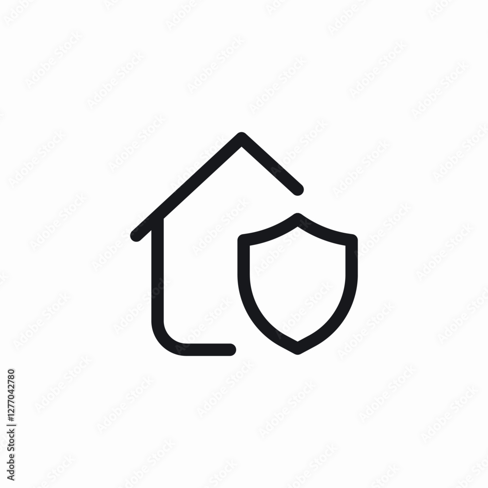 real estate insurance icon sign vector real estate insurance icon sign vector