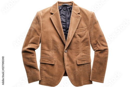 Corduroy blazer displayed on a flat surface