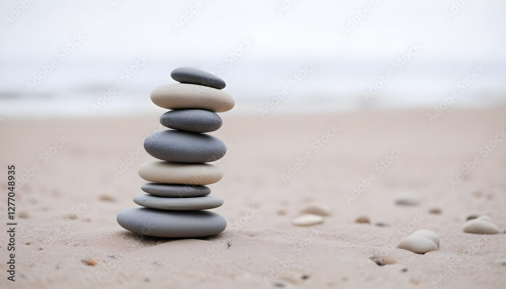 Balanced Stone Pile . Rocks balancing on one another. Concept of balance, zen, calm, wellness, meditation, spirituality. Balanced Stone Pile . Rocks balancing on one another. Concept of balance, zen, calm, wellness, meditation, spirituality.
