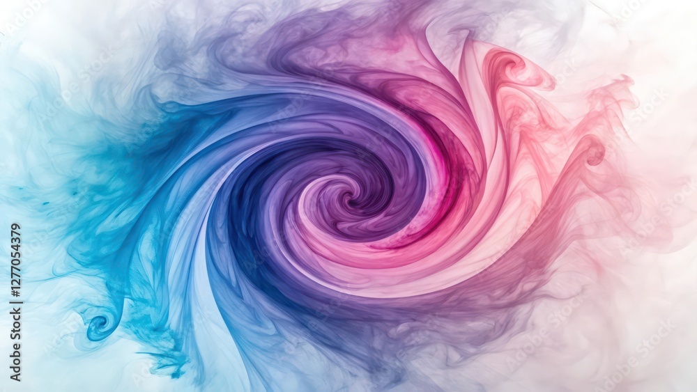 Obraz premium Ethereal Swirl of Purple and Blue Pastel Hues in an Abstract Dreamy Motion Canvas Artwork Wallpaper Background