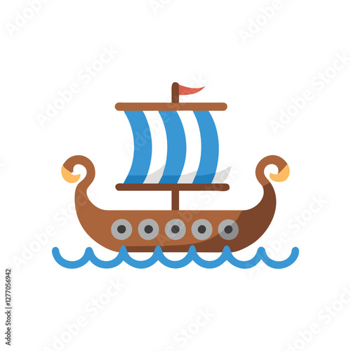  Creative Viking Ship Icon for Cultural Events