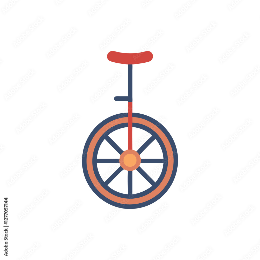 Creative Unicycle Icon for Unique Fun Creative Unicycle Icon for Unique Fun
