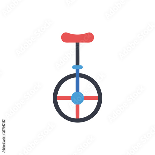  Dynamic Unicycle Icon for Tricks and Skills