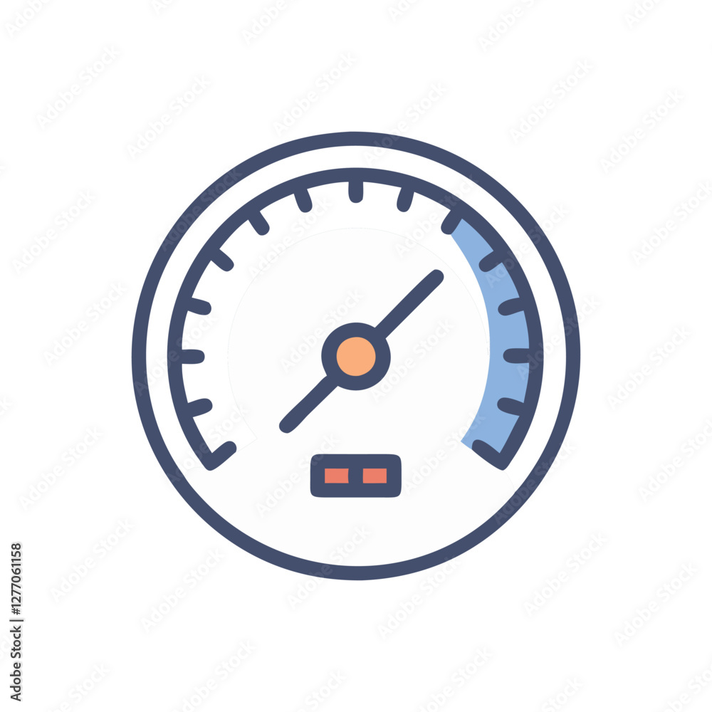 Creative Speedometer Icon for Dashboard Design Creative Speedometer Icon for Dashboard Design