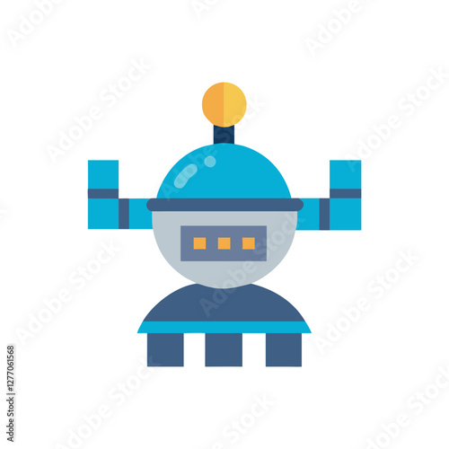  Futuristic Space Station Icon for Cosmic Research