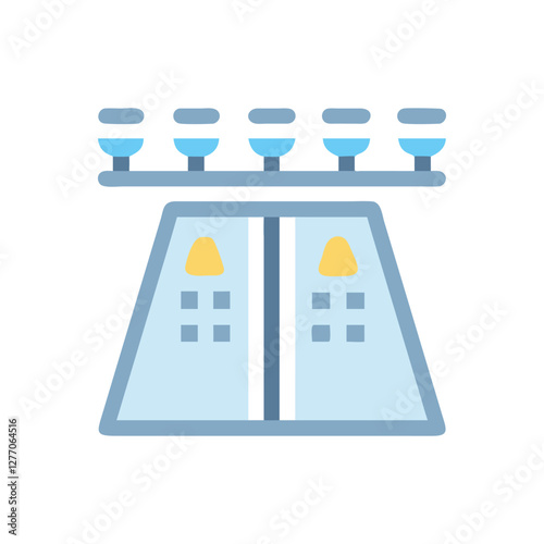  Luminous Runway Lights Icon for Safe Landings