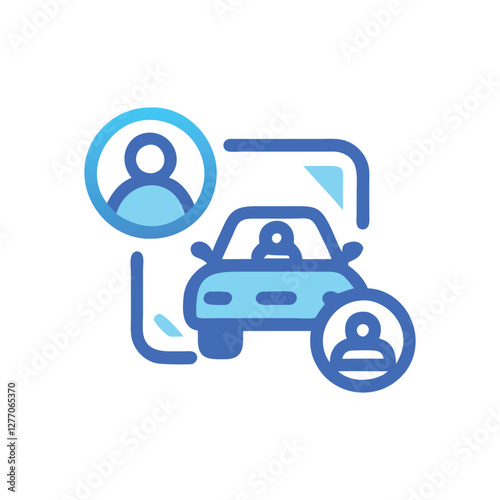  Creative Ride Sharing App Illustration for Promotions